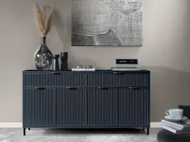 komoda-style-1-granatowa-ryflowany-front-szerokosc-164-cm-do-salonu