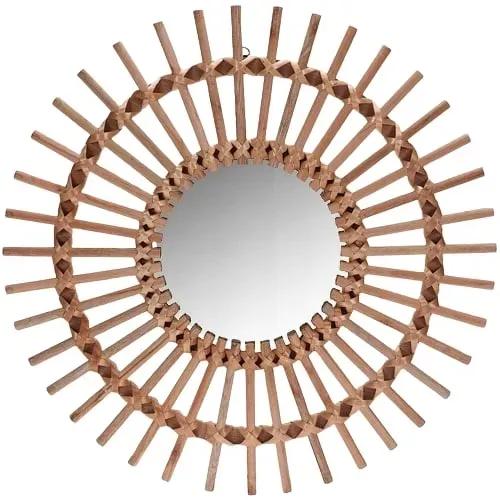 lustro-scienne-okragle-drewno-boho-50-cm-stan-nowy