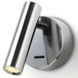 lampa-scienna-z-wlacznikiem-kent-633001106-elkim-led-3w-3000k-tuba-srebrna