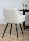 krzeslo-sametti-black-light-beige-stan-nowy