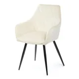 krzeslo-sametti-black-light-beige-stan-nowy