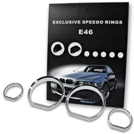 bmw-e46-ramki-chrom-ringi-zegary-licznik-zegarow