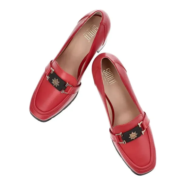 polbuty-simen-6019a-czerwony-kolor-czerwony