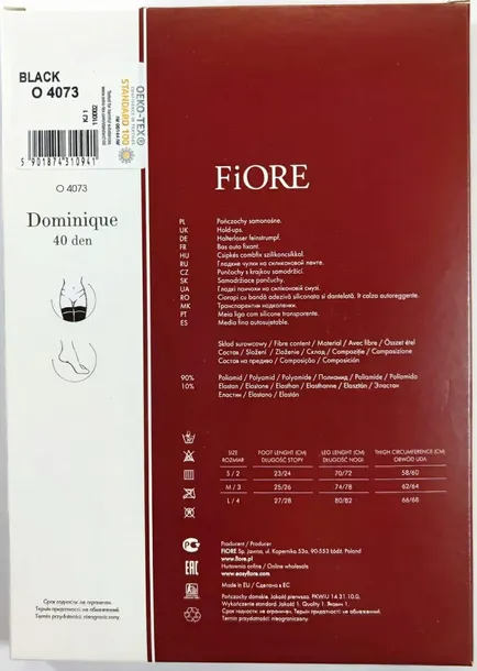 fiore-dominique-40den-3-m-black-rozmiar-3