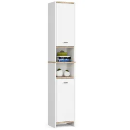 pojemna-szafka-lazienkowa-180-cm-biala-2-drzwi
