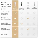 essy-elektryczny-pilnik-do-stop-5-rolek-usuwanie-zrogowacen-stan-nowy-marka-bez-marki