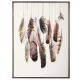 plakat-w-ramie-boho-feathers