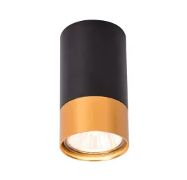 klemens-lampa-sufitowa-tuba-stala-1xgu10-czarna-miedz