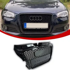 audi-a3-8p-przednia-atrapa-chlodnicy-grill-plaster-miodu-08-13-czarny