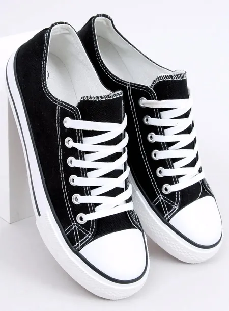 trampki-damskie-klasyczne-basic-black-39-stan-nowy
