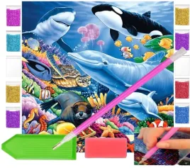 haft-diamentowy-obraz-30x30-duzy-zestaw-dla-dzieci-delfiny-ocean-skarby