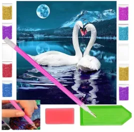 haft-diamentowy-obraz-30x30-duzy-zestaw-dla-dzieci-para-labedzi-2-labedzie
