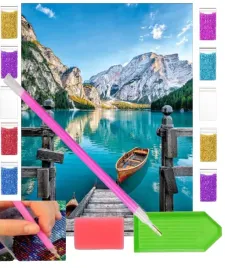 haft-diamentowy-gorskie-jezioro-przystan-30x40-obraz-duzy-zestaw-dla-dzieci