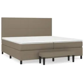 lozko-kontynentalne-z-materacem-taupe-tkanina-200x200-cm