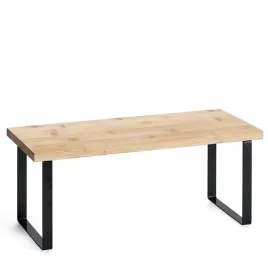 polka-bambus-metal-czarny-36-x-155-x14-cm