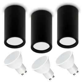 oprawa-halogenowa-natynkowa-spot-tuba-czarna-zarowka-led-gu10-7w