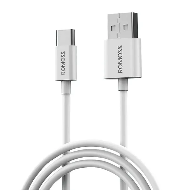 kabel-romoss-cb308-usb-a-usb-c-3a-1m-bialy