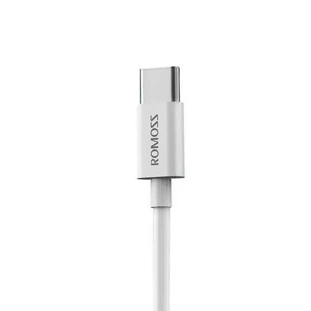 kabel-romoss-cb308-usb-a-usb-c-3a-1m-bialy