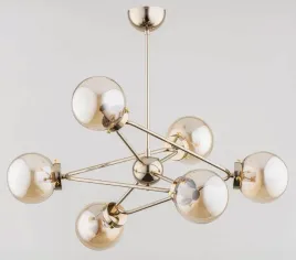 resto-lampa-wiszaca-6-punktowa-zlota-alfa