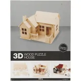 puzzle-3d-drewniane-domek-2-stan-nowy