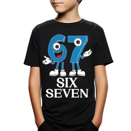 six-seven-67-czarna-koszulka-dziecieca-hit-prezent-12-14