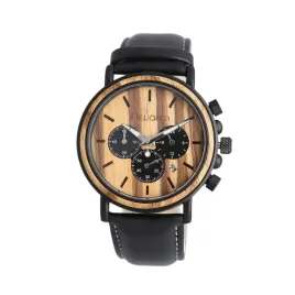 zegarek-drewniany-niwatch-kolekcja-royal-zebrawood-na-czarnym-pasku
