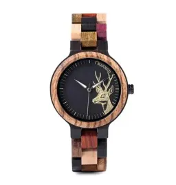 zegarek-drewniany-niwatch-colour-deer-tarcza-38-mm