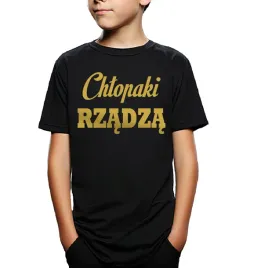 chlopaki-rzadza-czarna-koszulka-dziecieca-zloty-nadruk-3-4