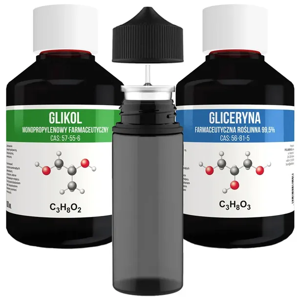Glikol propylenowy + Gliceryna roślinna 200 ml + butelka GORILLA
