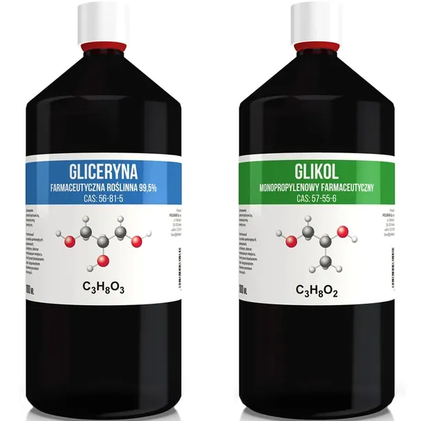 Zestaw Glikol propylenowy + Gliceryna roślinna 2000 ml 2L
