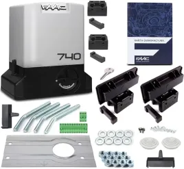 naped-silownik-faac-740-magnesy-kotwy-podstawa