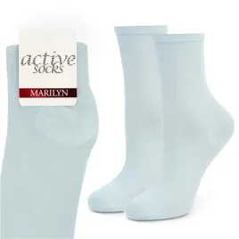 skarpetki-damskie-bawelniane-gladkie-blekit-polskie-active-forte-58-marilyn