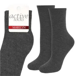 skarpetki-damskie-bawelniane-gladkie-melanz-polskie-active-forte-58-marilyn