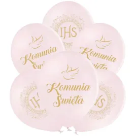 balony-komunia-swieta-golabek-i-ihs-w-ornamencie-rozowy-jasny-1