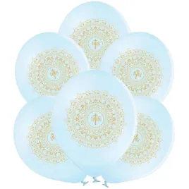 balony-komunia-swieta-ihs-w-ornamencie-blekitny-12-6-szt