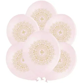 balony-komunia-swieta-ihs-w-ornamencie-rozowy-jasny-12-6-szt