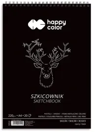 szkicownik-na-spirali-a4-220g-happy-color-czarny-5902979002229