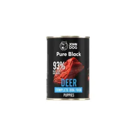 mokra-karma-szczeniat-o-smaku-jelenia-john-dog-pure-black-400-g