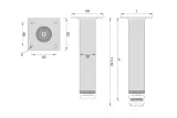 stopka-ozdobna-d-737-100mm-chrom-stan-nowy