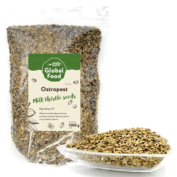 OSTROPEST PLAMISTY 1kg (1000g) ZIARNO NASIONA NATURALNE