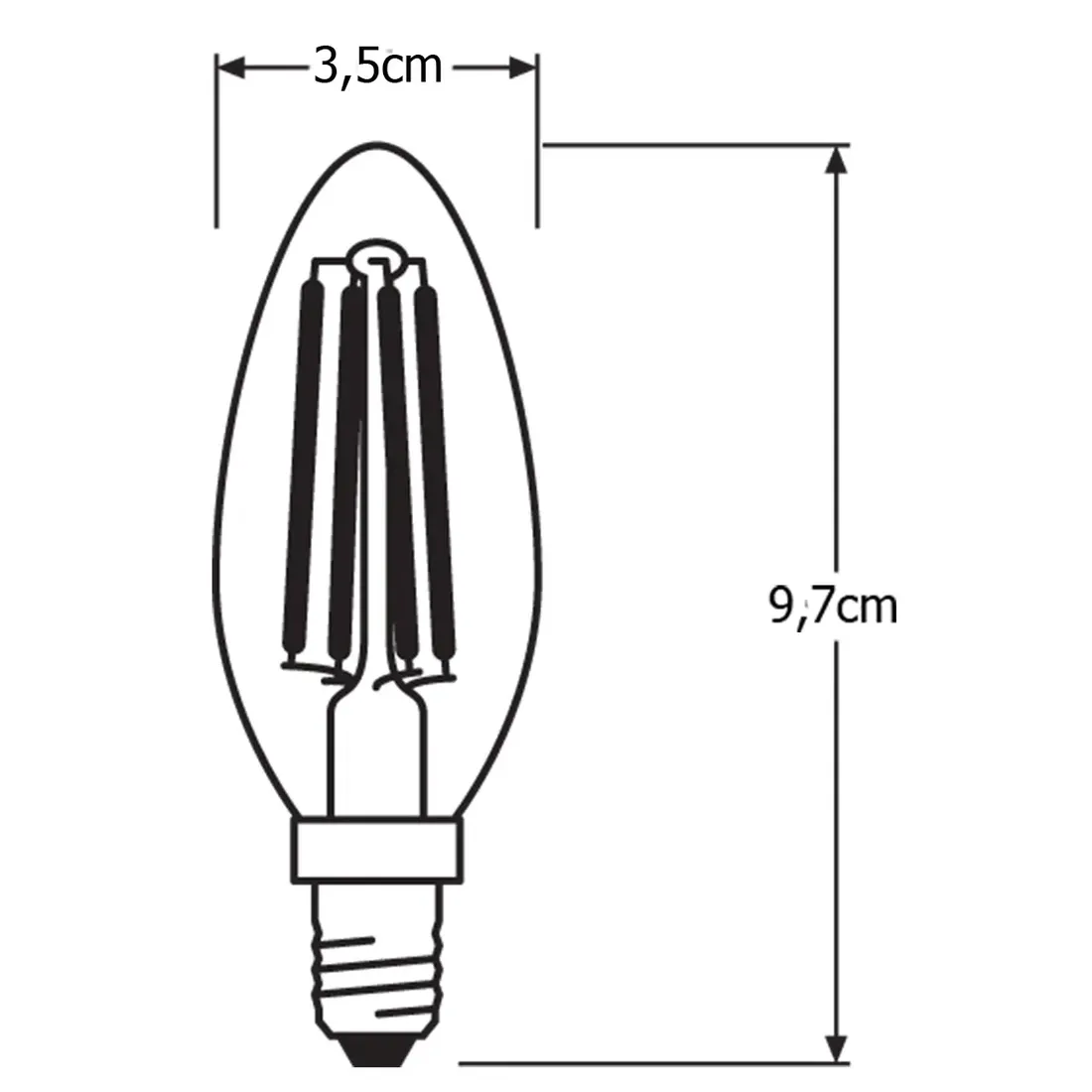 zarowka-led-e14-b35-25w-2700k-sciemnialna-osram-stan-nowy