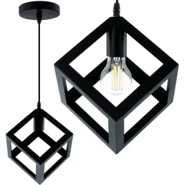 lampa-wiszaca-diament-brylant-kostka-zwis-e27-loft