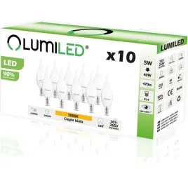 10x-zarowka-led-e14-plomyk-5w-40w-3000k-lumiled