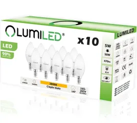 10x-zarowka-led-swieca-e14-5w-50w-lumiled-ciepla