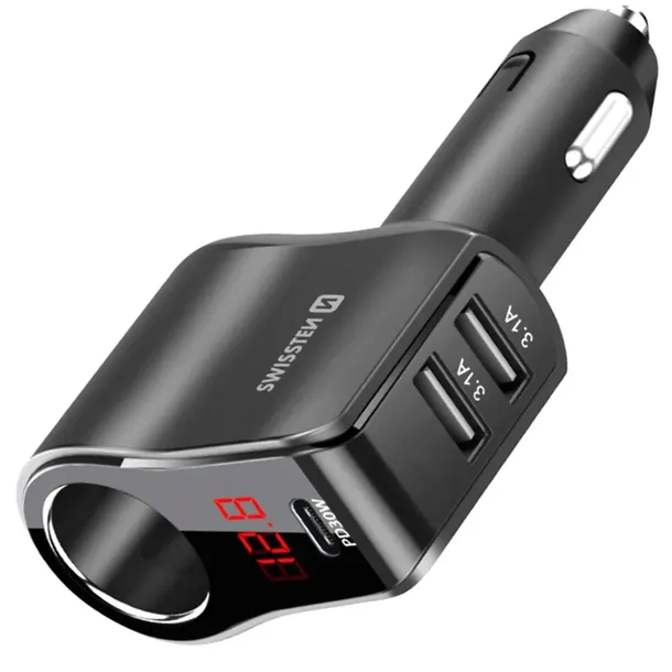 swissten-ladowarka-samochodowa-usb-c-2x-usb-a-stan-nowy