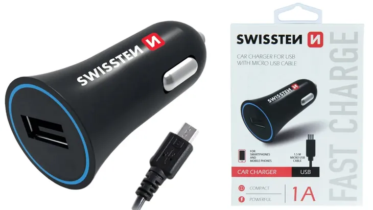 swissten-ladowarka-samochodowa-usb-kabel-microusb-stan-nowy