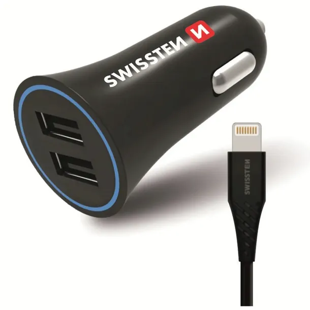 swissten-ladowarka-samochodowa-2x-usb-lightning-stan-nowy