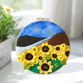 obrazek-do-filcowania-zestaw-kreatywny-sloneczniki