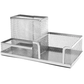 przybornik-na-biurko-siatkowy-3a-srebrny