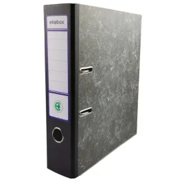 segregator-dzwigniowy-a4-marmurek-czarny-szeroki-gruby-ekobox